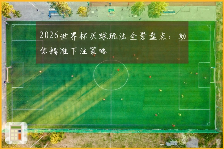 2026世界杯买球玩法全景盘点，助你精准下注策略
